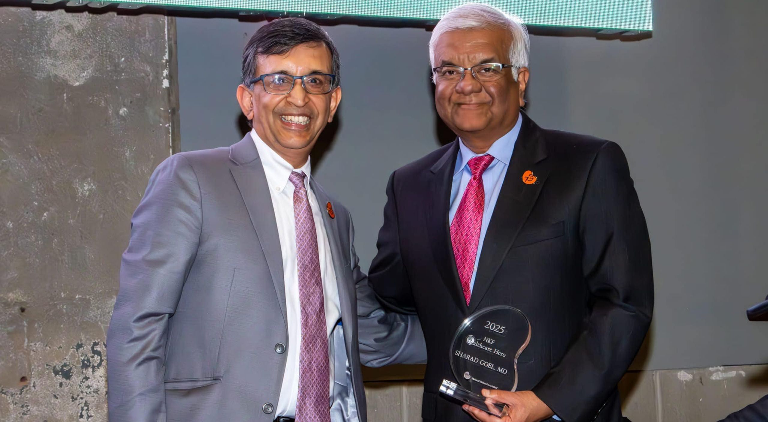 Dr. Sharad Goel Honored As The National Kidney Foundation’s 2025 Healthcare Hero