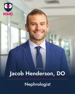 Jacob Henderson, DO, Joins The Kidney and Hypertension Center